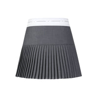 THREE QUARTERS Design Asymmetric Suit Pleated Skirt | MADA IN CHINA