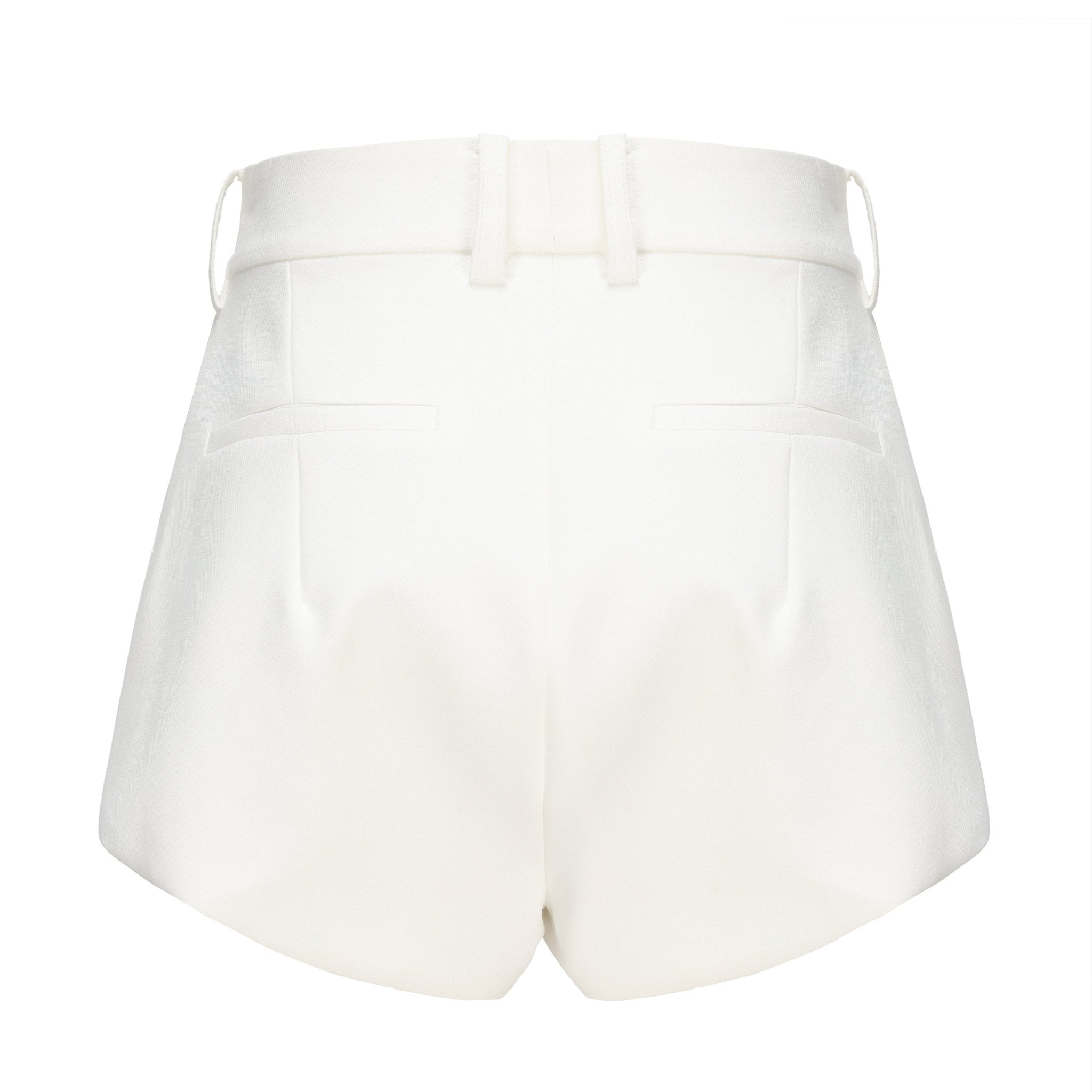 ARTE PURA Diamond Beaded Shorts In White | MADA IN CHINA