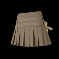 13DE MARZO Doozoo Belt Skirt Brown | MADA IN CHINA