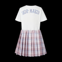13DE MARZO Doozoo Dispatch Tee Skirt White | MADA IN CHINA