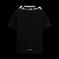 13DE MARZO Doozoo Logo Round Neck T - shirt Black | MADA IN CHINA