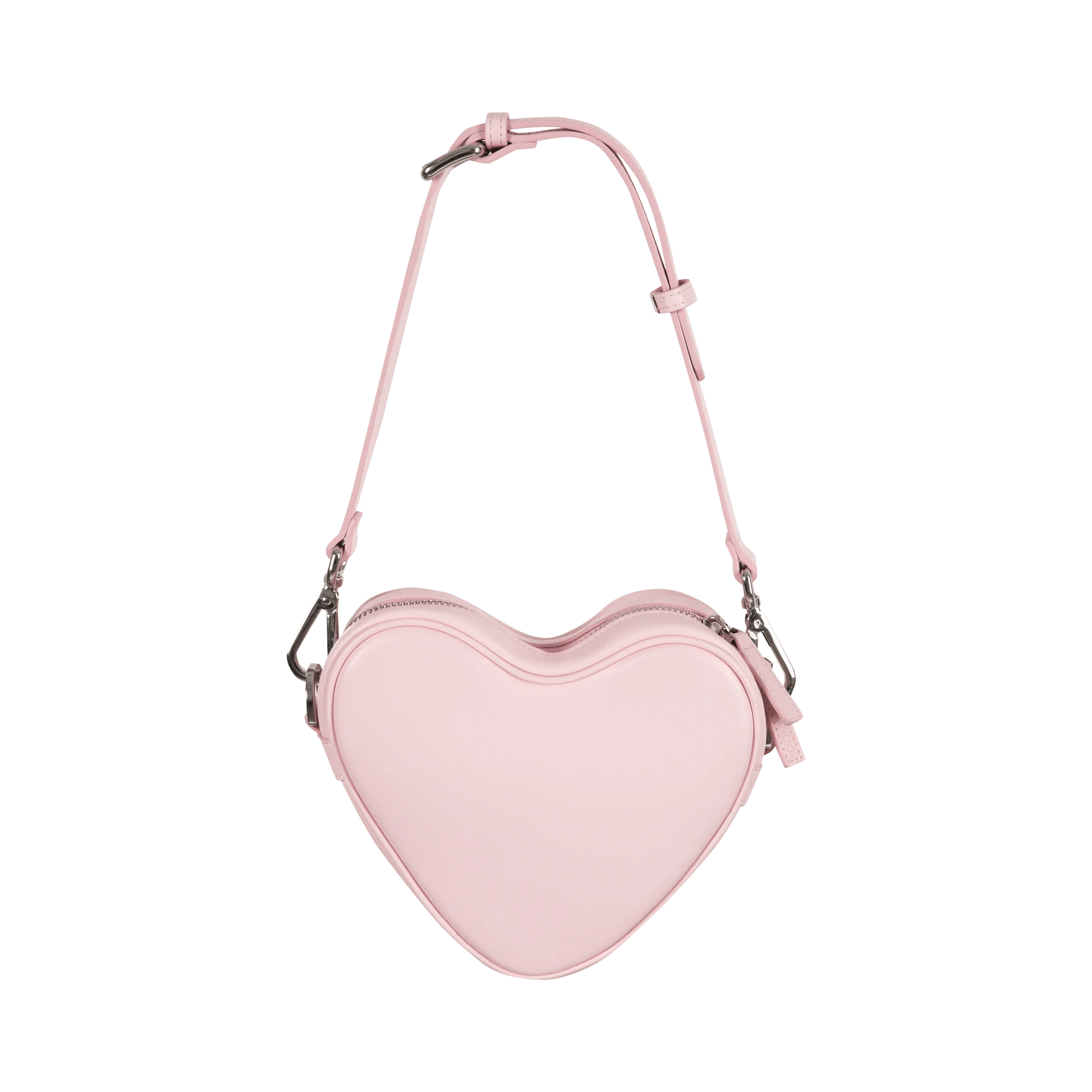 13DE MARZO Doozoo Suspender Heart Shape Bag Pink | MADA IN CHINA