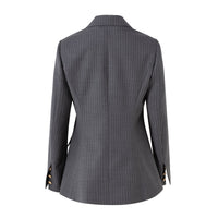 DIANA VEVINA Double - Breasted Blazer with Gold Buttons | MADA IN CHINA