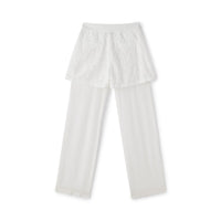 LOST IN ECHO Double Layer Silk Sheer Trousers | MADA IN CHINA