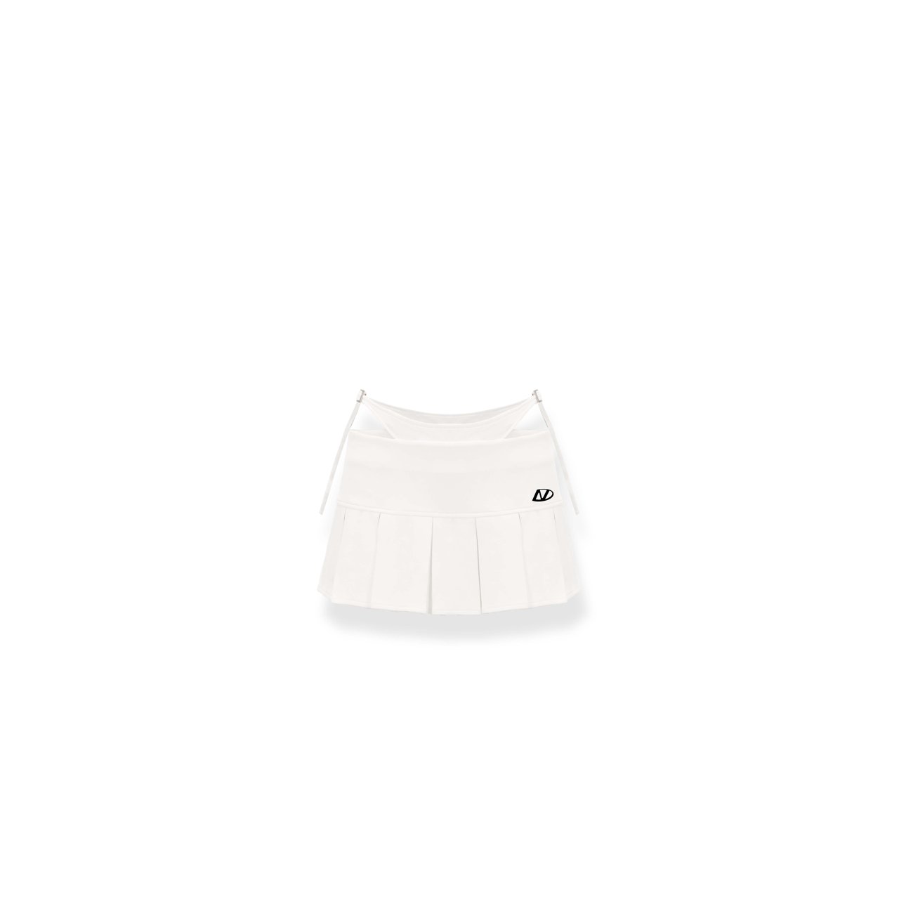 NAWS False Two Pieces Patchwork Pleated Skirt | MADA IN CHINA