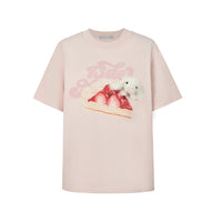 13DE MARZO Flavor Cake T - shirt Pink | MADA IN CHINA