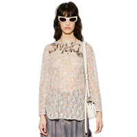 CPLUS SERIES Floral - Print Lace Top | MADA IN CHINA