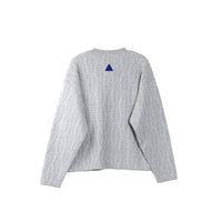 ARCH Gray Fish Scale Textured Sweater | MADA IN CHINA