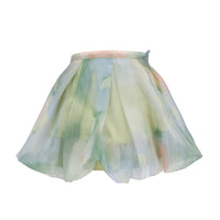 ARTE PURA Green Printed Pod Skirt | MADA IN CHINA
