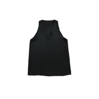 ilEWUOY Handmade Floral Stitched V-neck Vest in Black | MADA IN CHINA