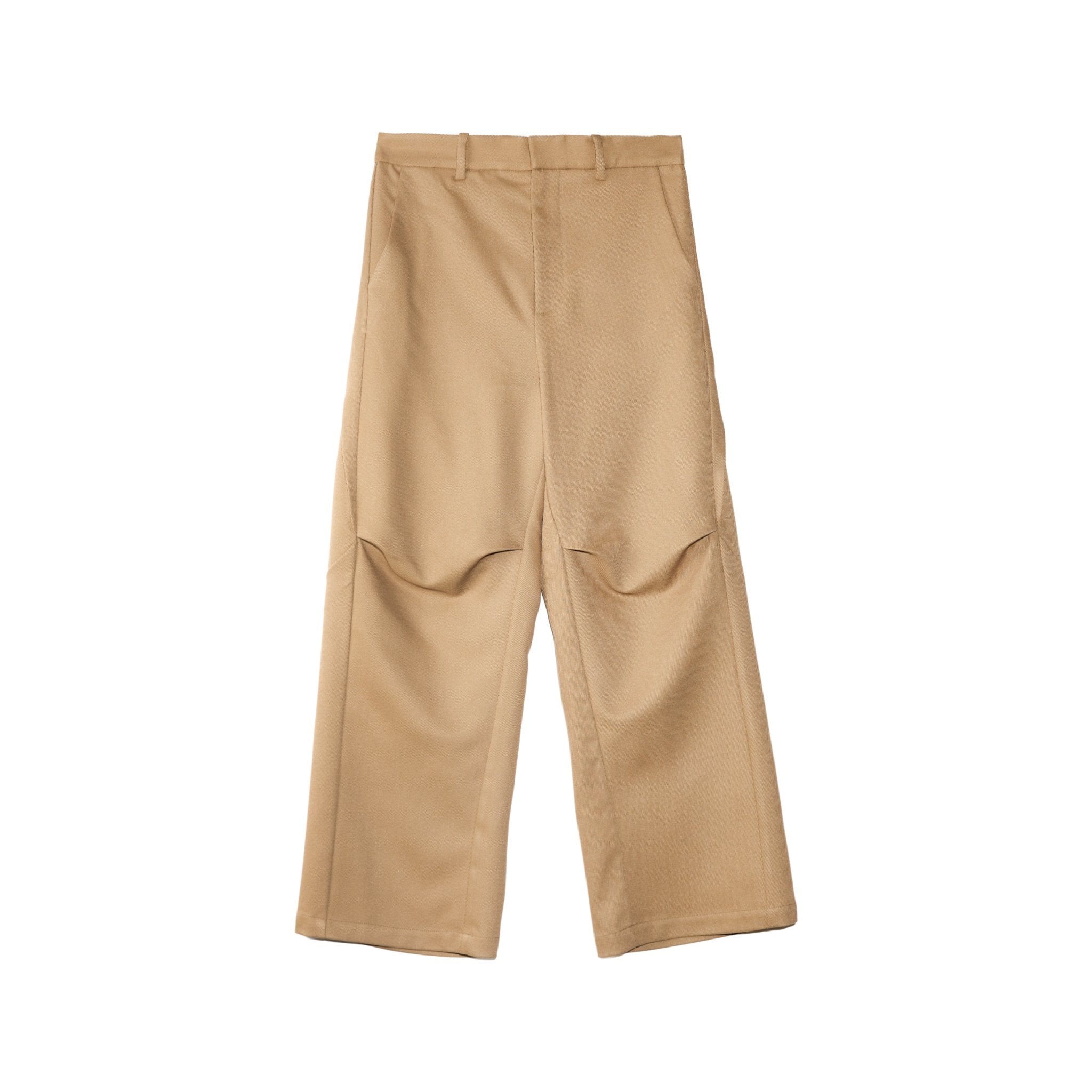 ARCH Khaki Front Leaning Structured Pants Female | MADA IN CHINA