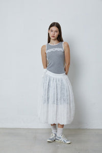 FENGYI TAN Knitted Patchwork Yarn Dress | MADA IN CHINA