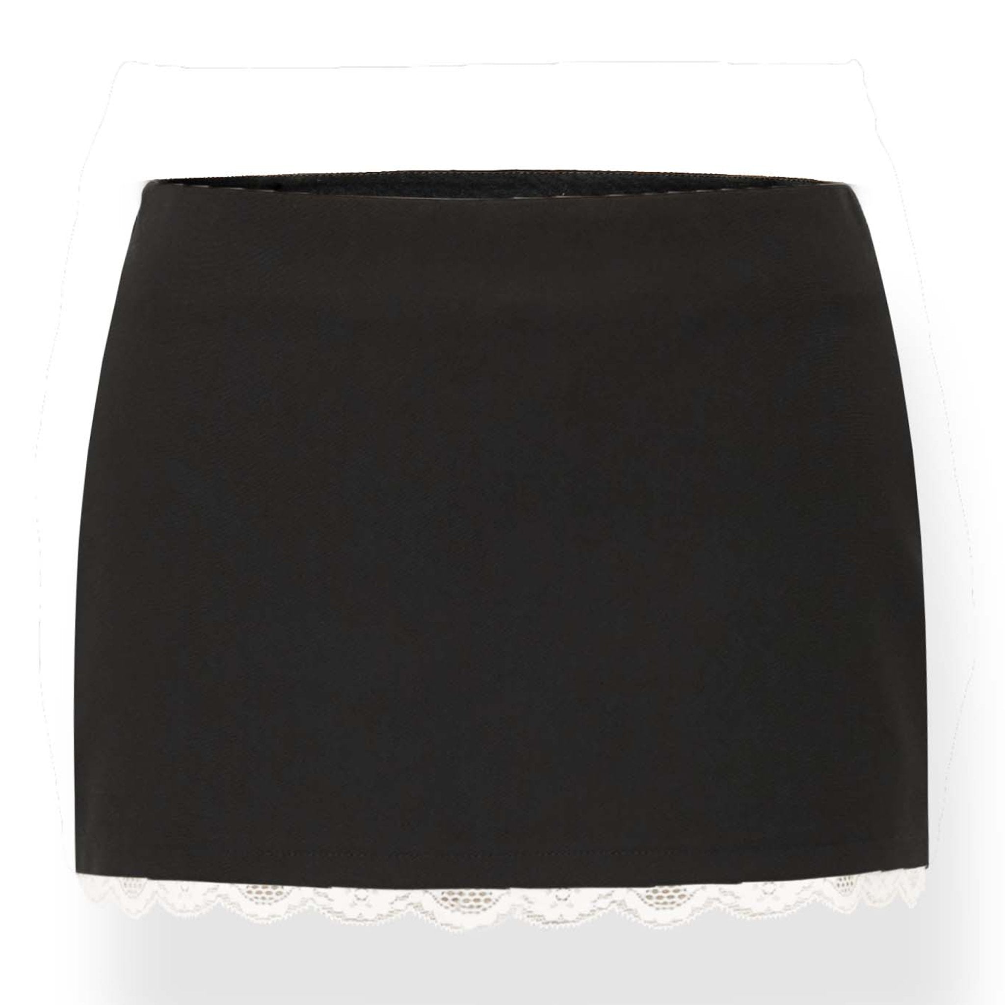 NAWS Lace Trimmed Hip - Hugging Skirt | MADA IN CHINA