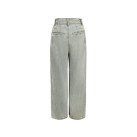 ARTE PURA Light Blue Old Wash Drill Loose Jeans | MADA IN CHINA