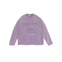CPLUS SERIES Lilac Embroidery Sweatershirt | MADA IN CHINA