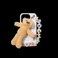 13DE MARZO Logo Bead Chain Bear iPhone Case | MADA IN CHINA