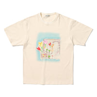 CPLUS SERIES Multi - Color Print T Shirt Beige | MADA IN CHINA