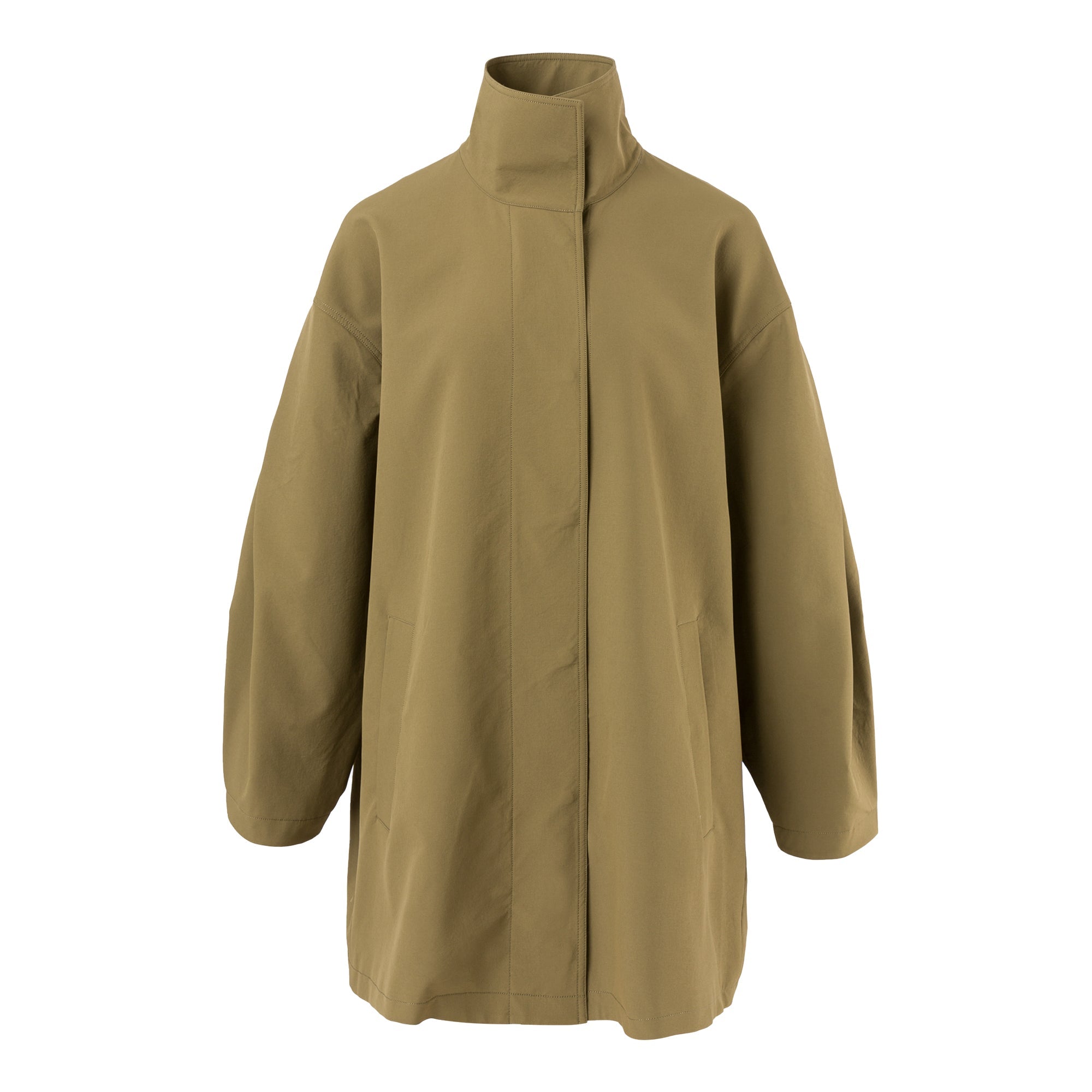 Ther. Olive Drab Oversized Trench Coat | MADA IN CHINA