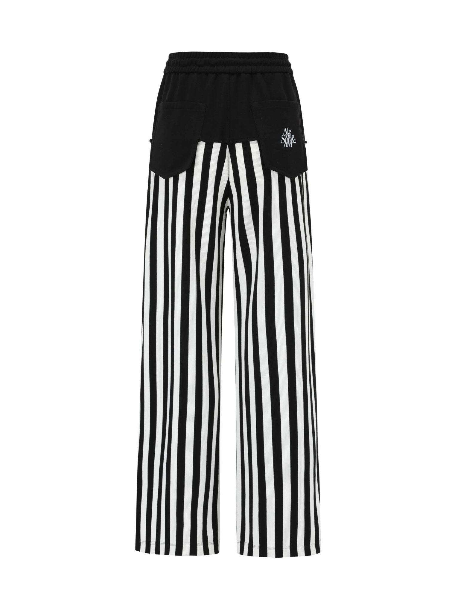 ALEXIA SANDRA Patchwork Striped Trousers | MADA IN CHINA