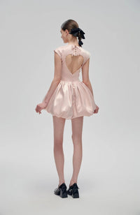 Fa sogno Pink Sequined Heart Swan Skirt | MADA IN CHINA
