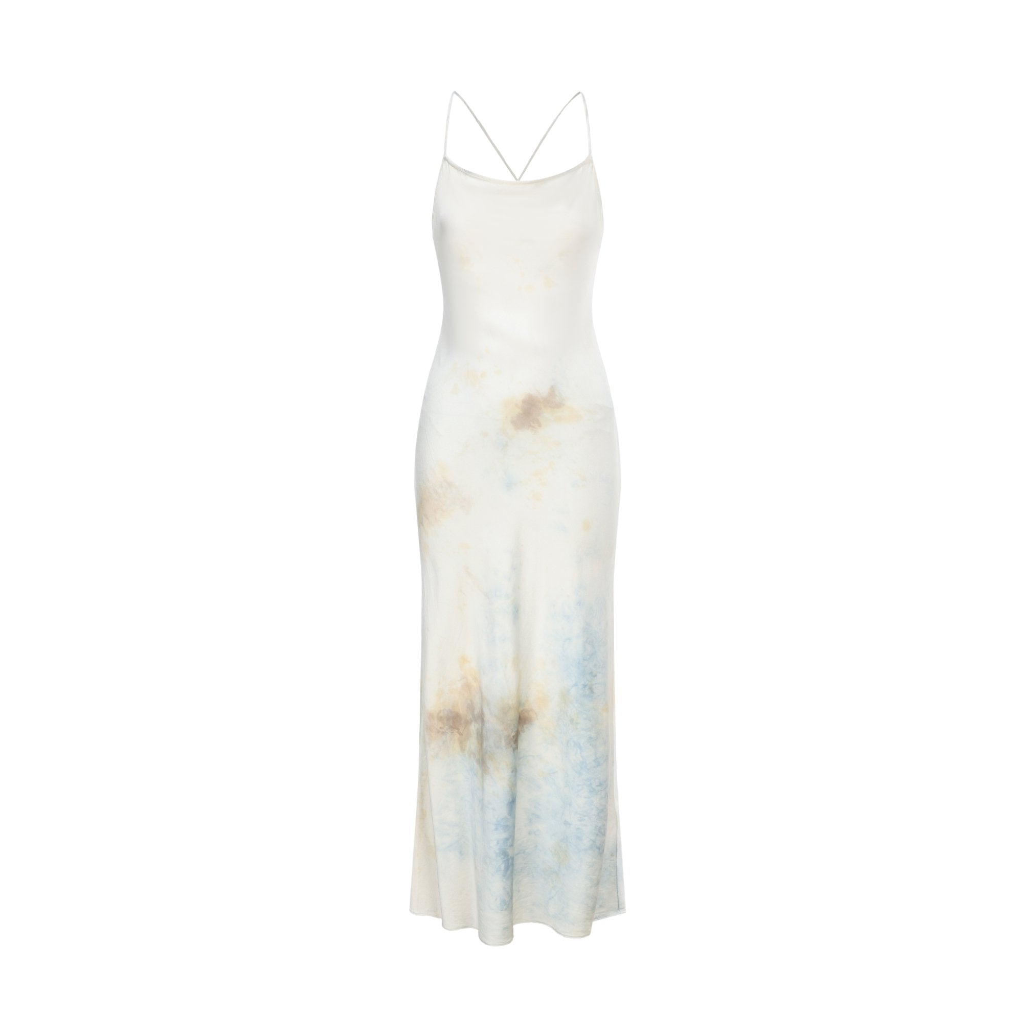 ELYWOOD Plant Dyed Halter Backless Dress | MADA IN CHINA