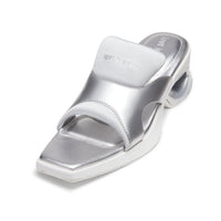 LOST IN ECHO Pointed Square Toe Sports Sandals in Silver | MADA IN CHINA
