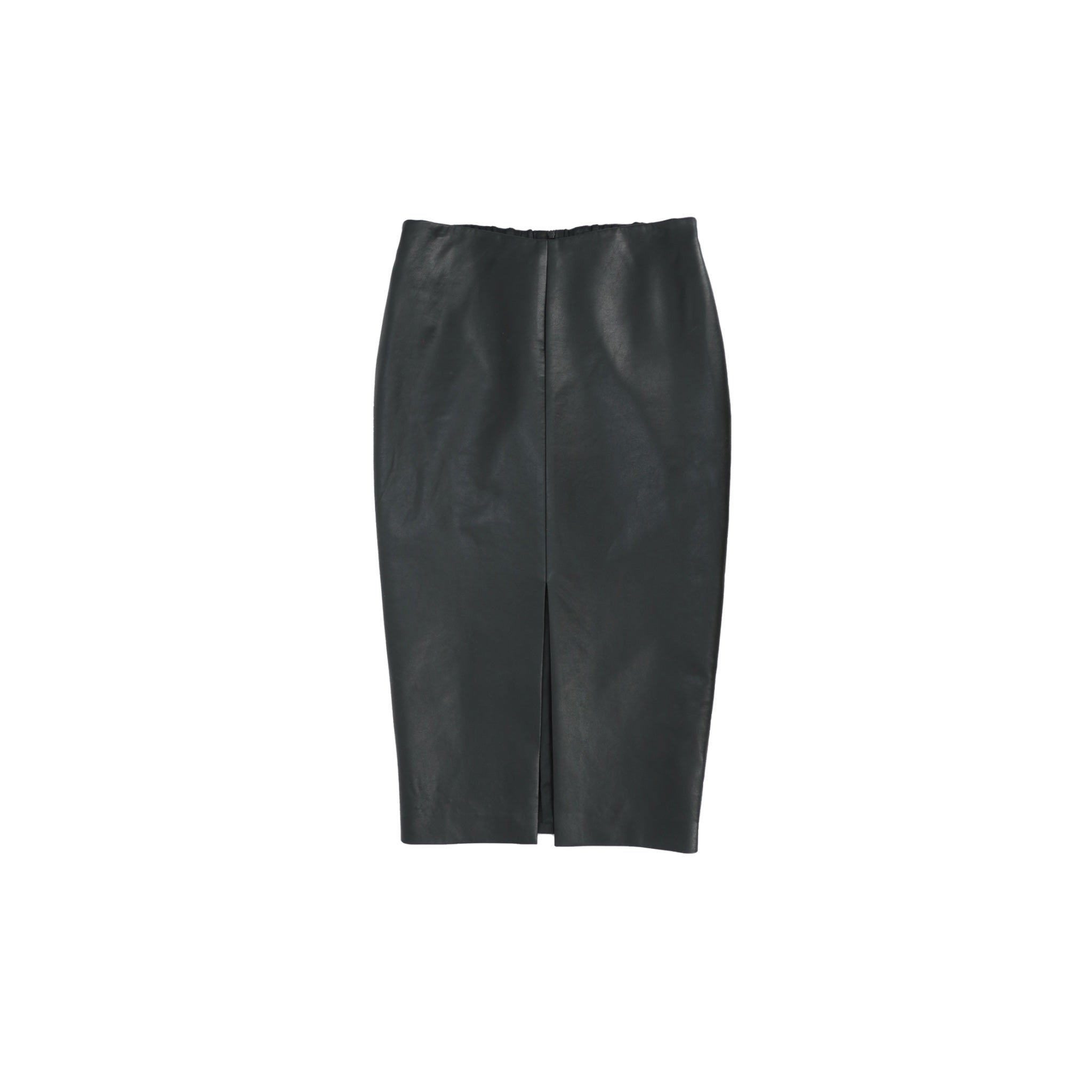 ilEWUOY PU Hip-covering Skirt in Black | MADA IN CHINA