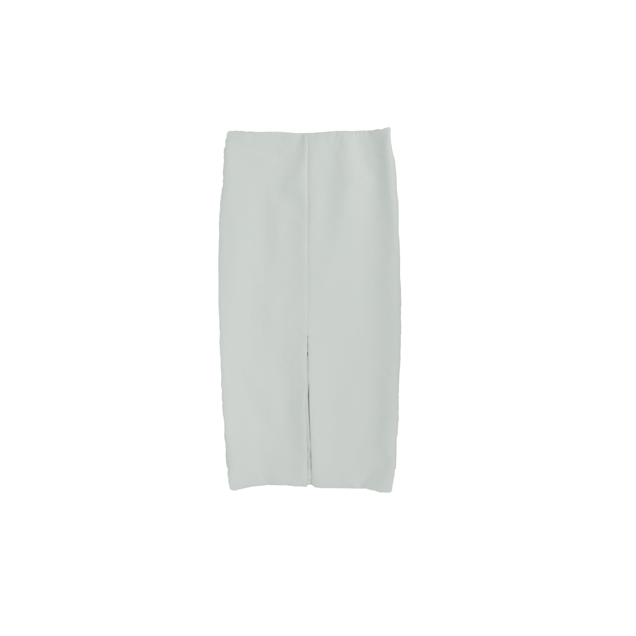 ilEWUOY PU Hip-covering Skirt in White | MADA IN CHINA