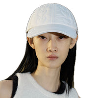 SHAPE OF MILK Quilted Cotton Baseball Cap | MADA IN CHINA