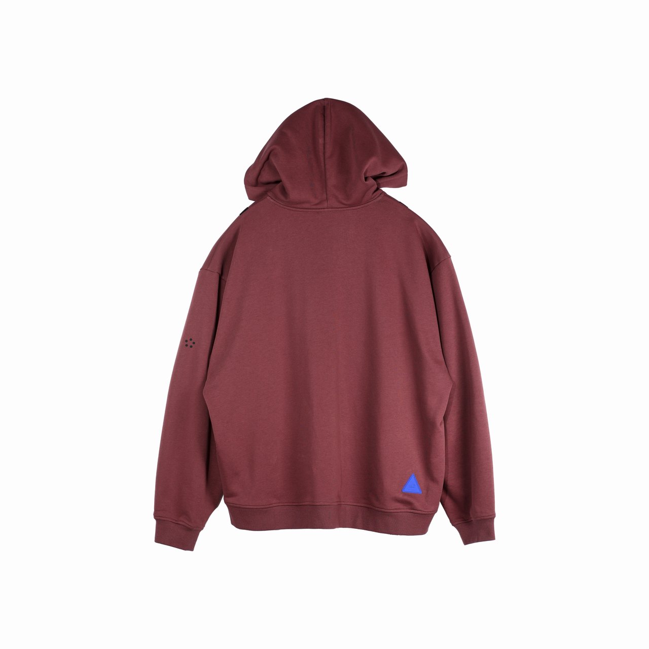 ARCH Ribbon Structured Hooded Sweatshirt Brown Red | MADA IN CHINA