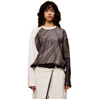 ilEWUOY Round Neck Printed Long-sleeve T-shirt | MADA IN CHINA