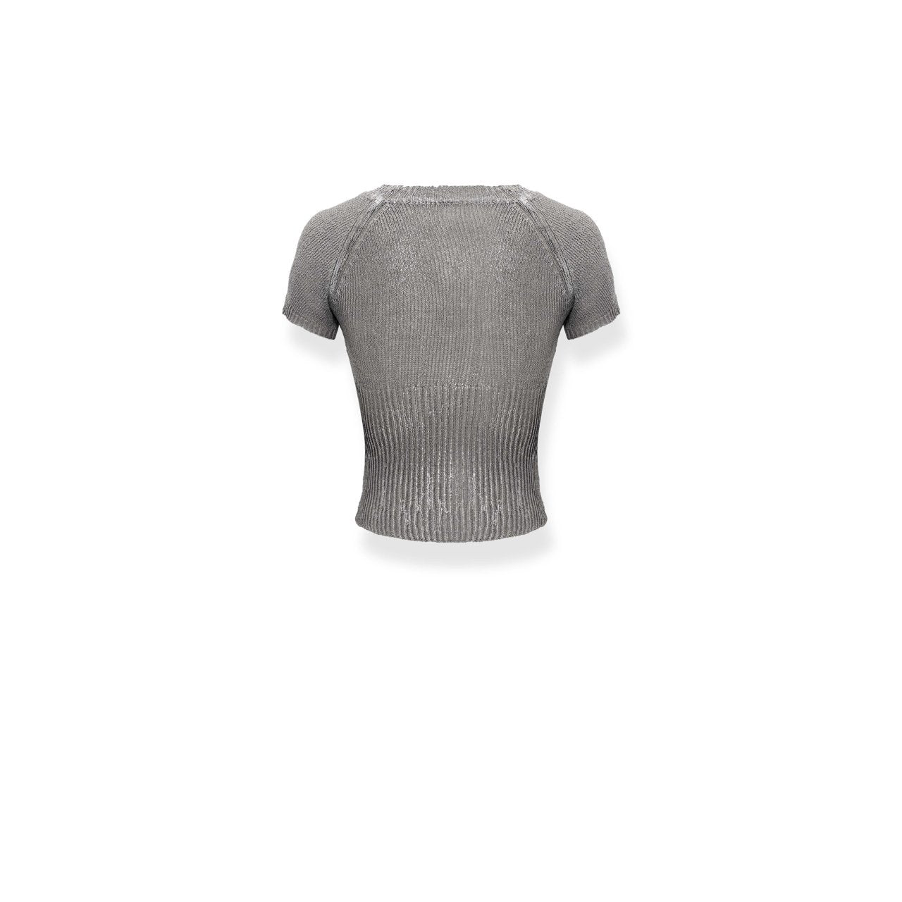 NAWS Slim Fit Jersey Embroidered Short T - Shirt Gray | MADA IN CHINA