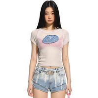 NAWS Slim Fit Jersey Embroidered Short T - Shirt White | MADA IN CHINA