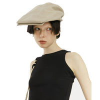 SHAPE OF MILK Square - Brimmed Ducktail Hat Khaki | MADA IN CHINA