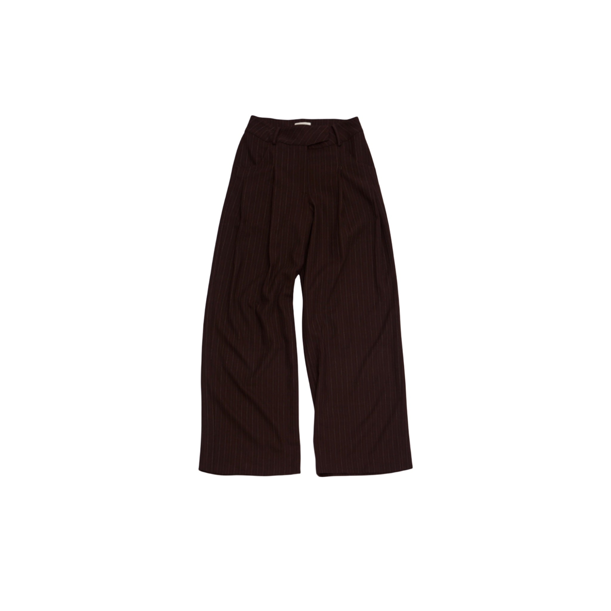 CPLUS SERIES Straight Leg Casual Trousers in Brown | MADA IN CHINA