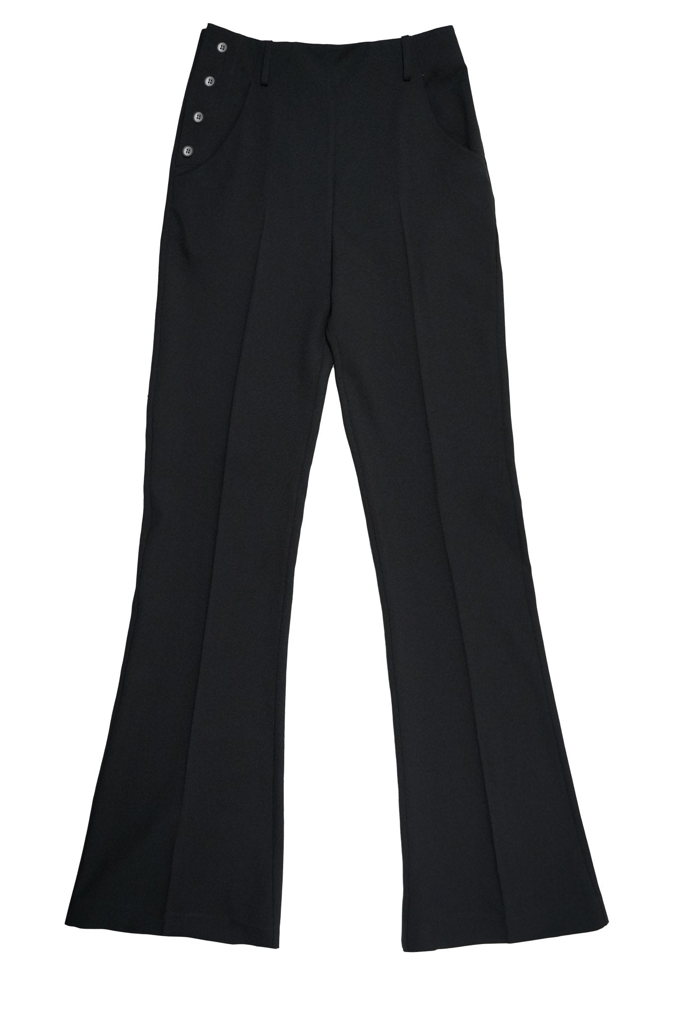 FENGYI TAN Suit Material Flared Pants | MADA IN CHINA