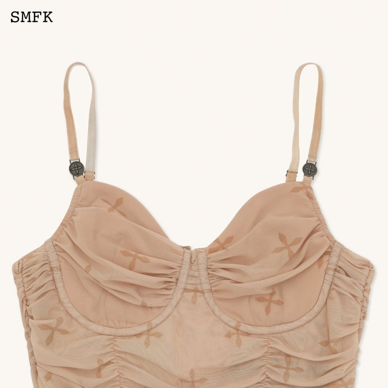 SMFK Temple Garden Corset Sling Top Nude | MADA IN CHINA