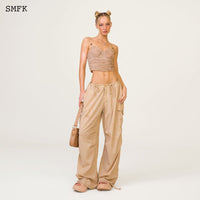 SMFK Temple Garden Corset Sling Top Nude | MADA IN CHINA