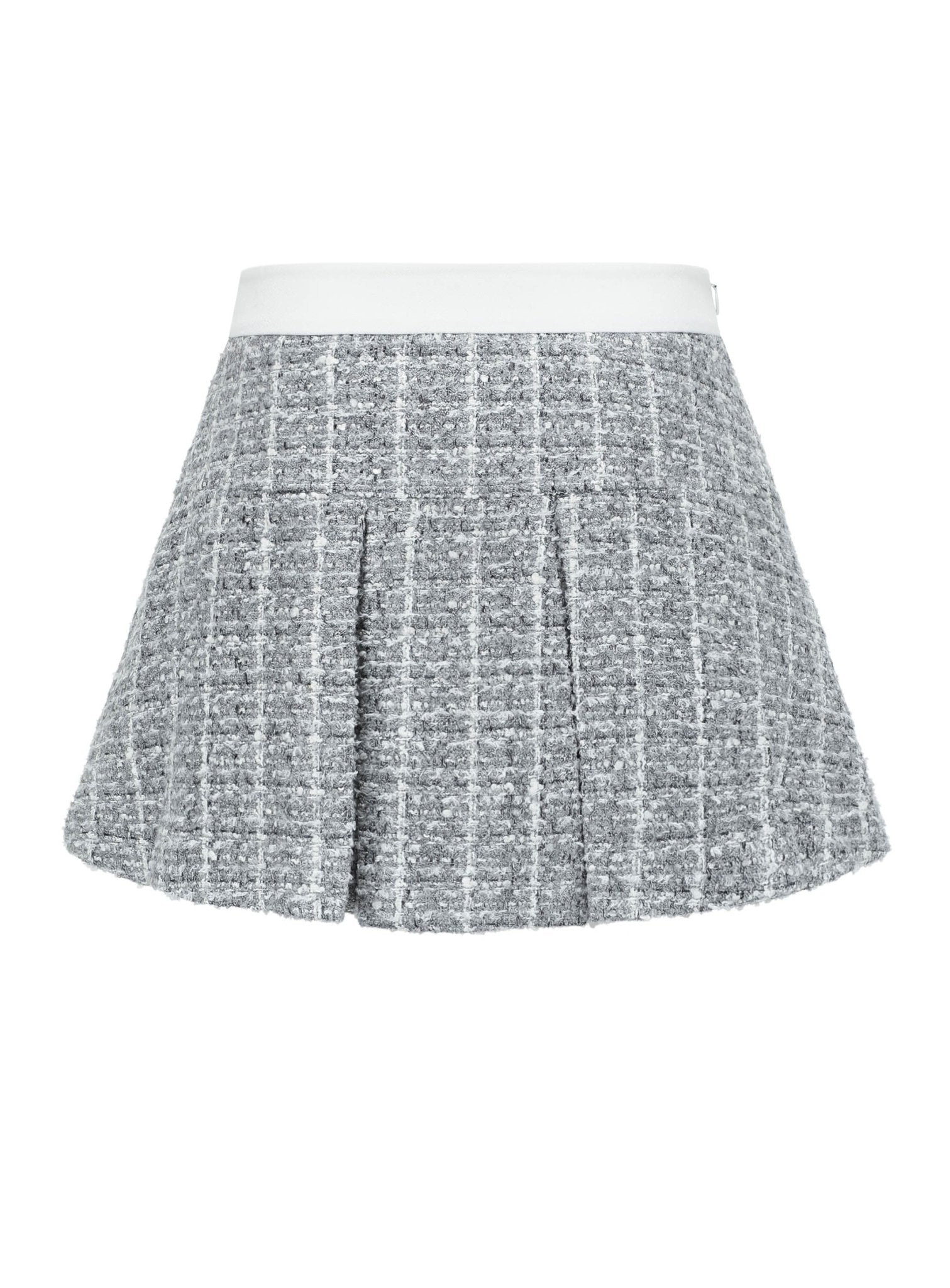 ALEXIA SANDRA Tweed Mini Skirt Grey | MADA IN CHINA