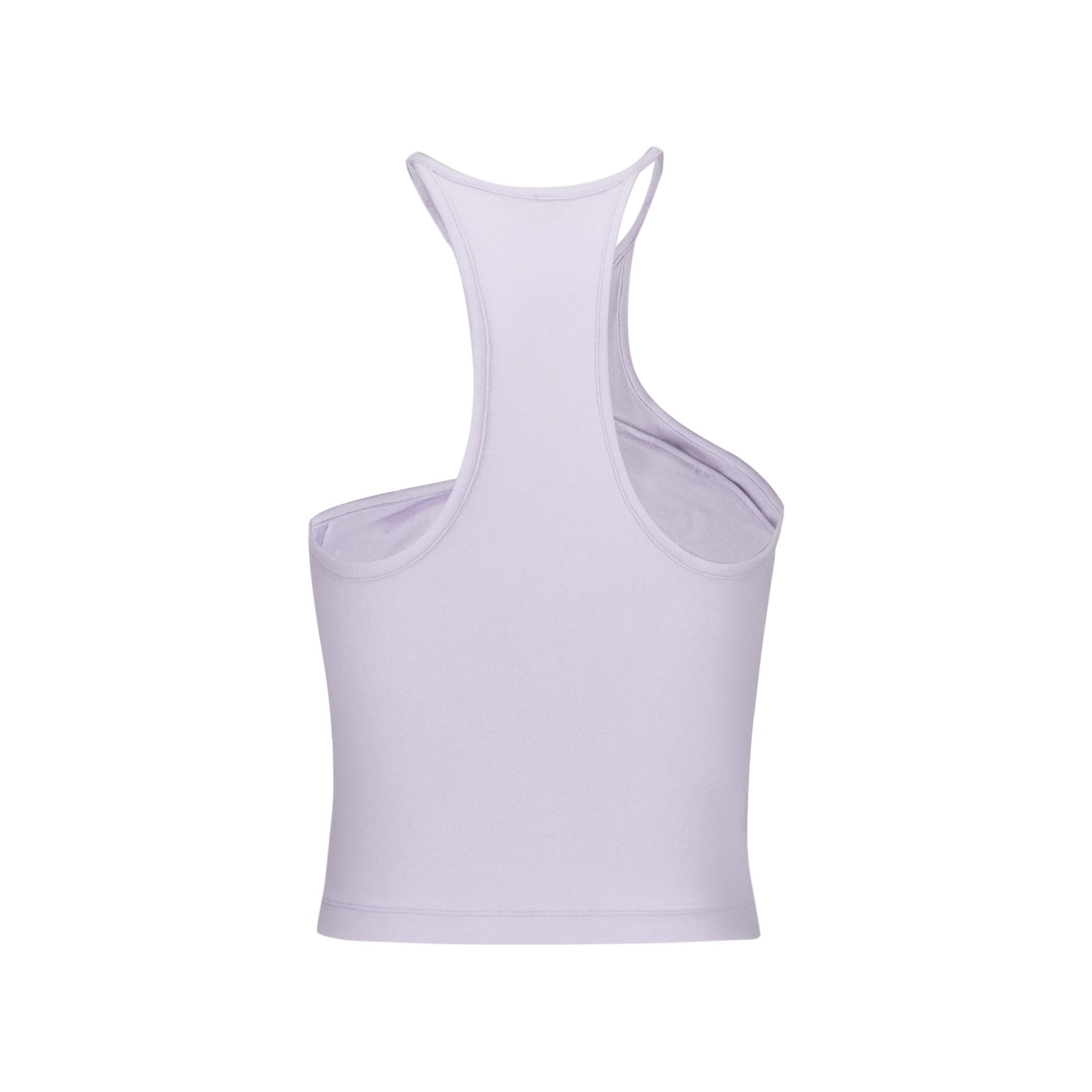 LOST IN ECHO Twisted Racerback Tank Top in Purple | MADA IN CHINA