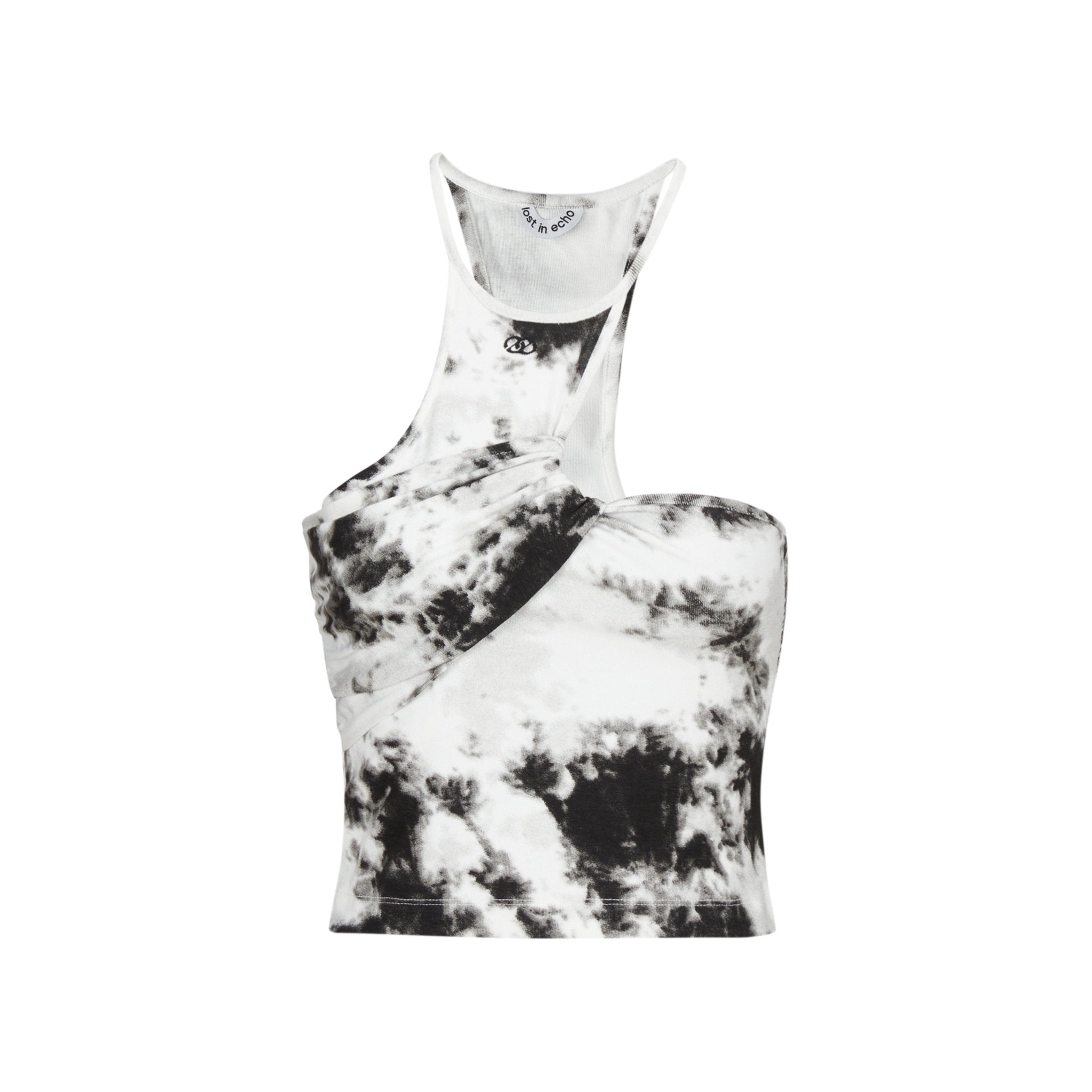 LOST IN ECHO Twisted Racerback Tank Top | MADA IN CHINA