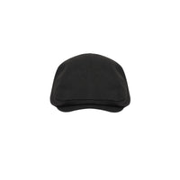 Maca Kaka Vivian Black Cotton - Linen Beret Hat | MADA IN CHINA