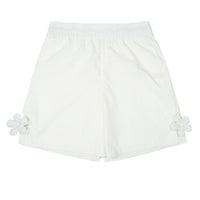 FENGYI TAN White 3D Flower Sun Protection Shorts | MADA IN CHINA