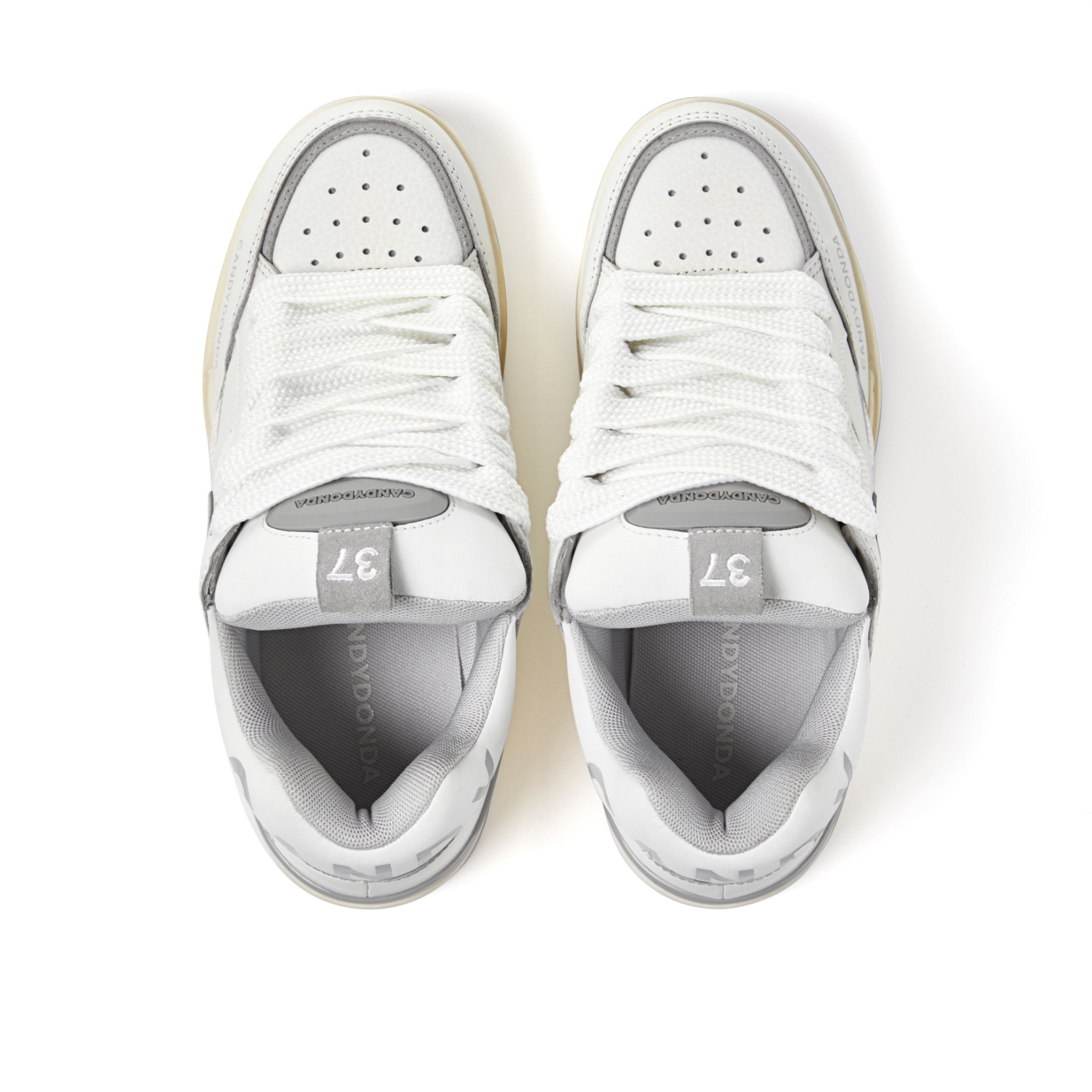CANDYDONDA White Cement Curbmelo Sneaker | MADA IN CHINA