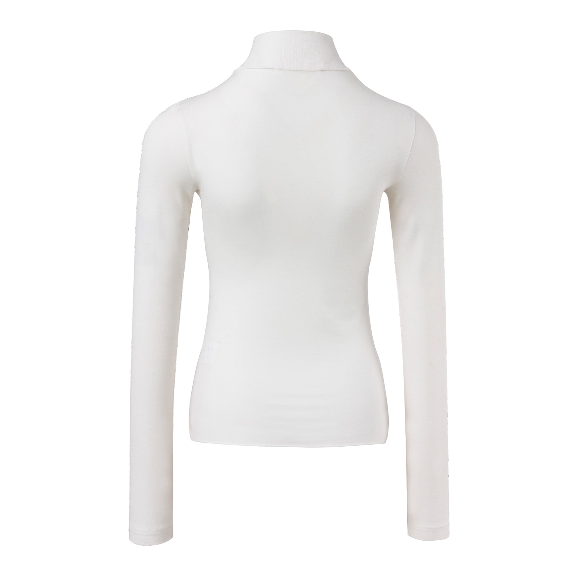 Ther. White Sheer Long-sleeve Top | MADA IN CHINA