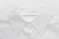 Maca Kaka White Shirt Dress With Bowknot | MADA IN CHINA