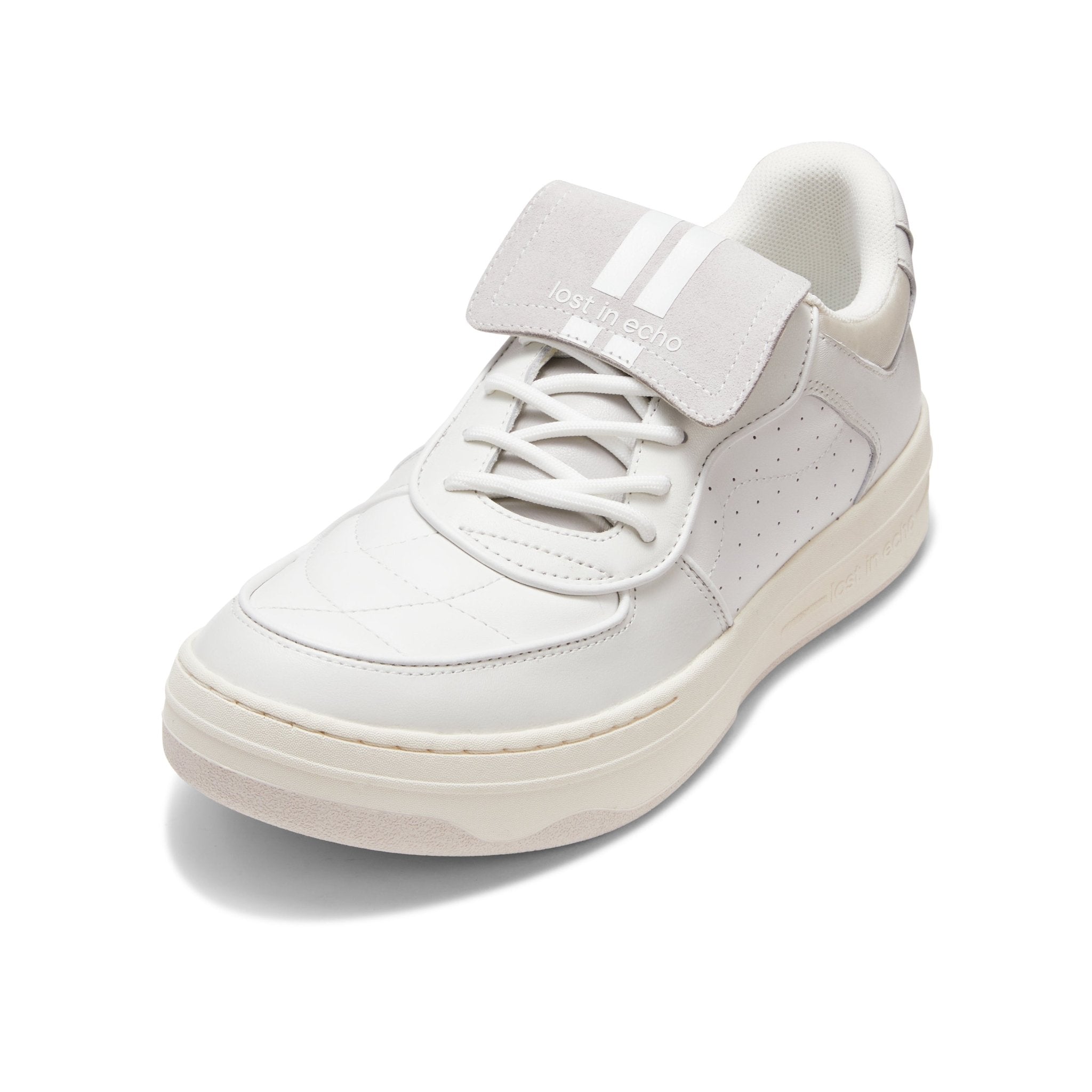 LOST IN ECHO White Thick Sole Skateboard Shoes | MADA IN CHINA