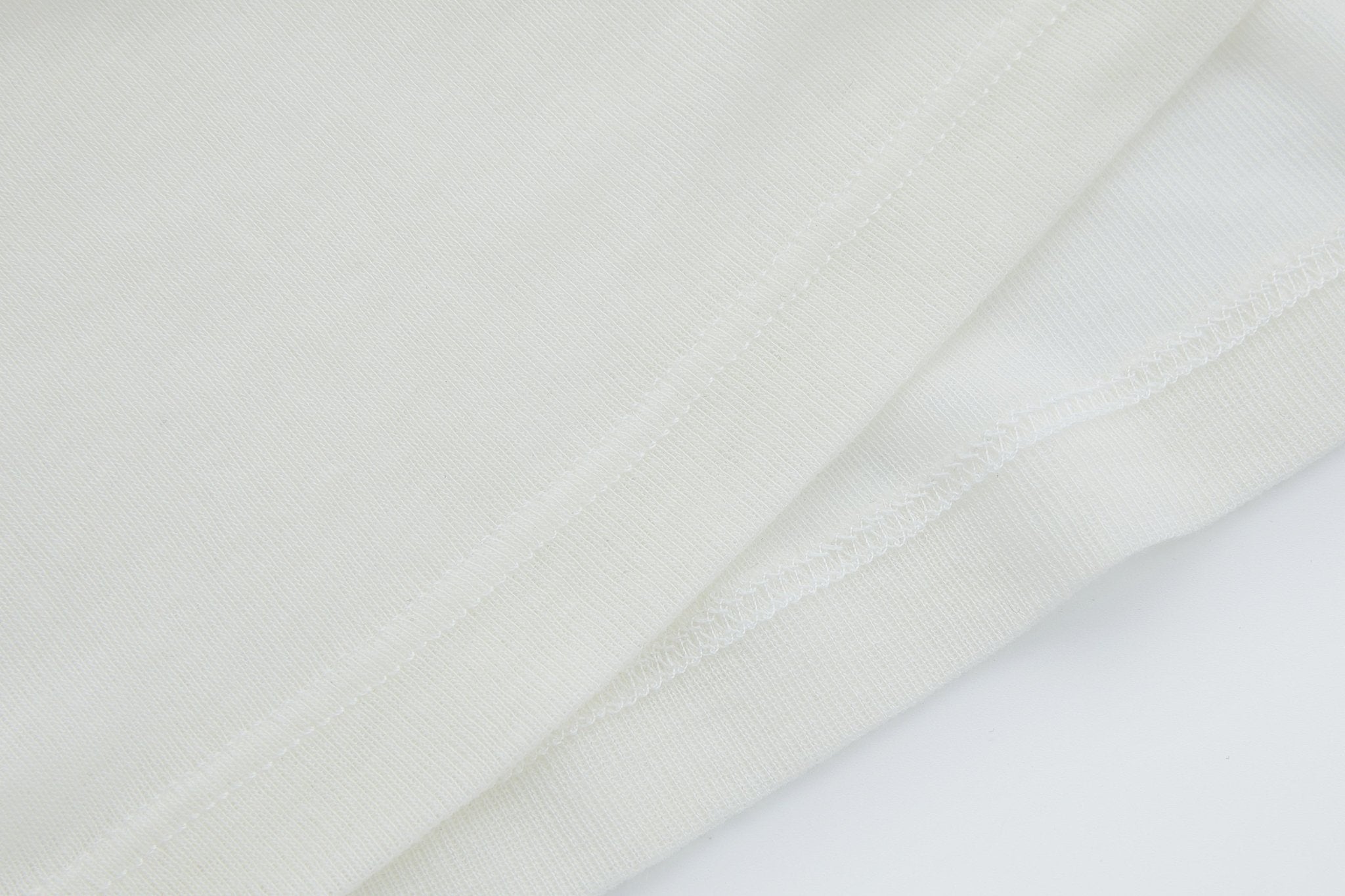 Maca Kaka White Wool Short - sleeved Top | MADA IN CHINA