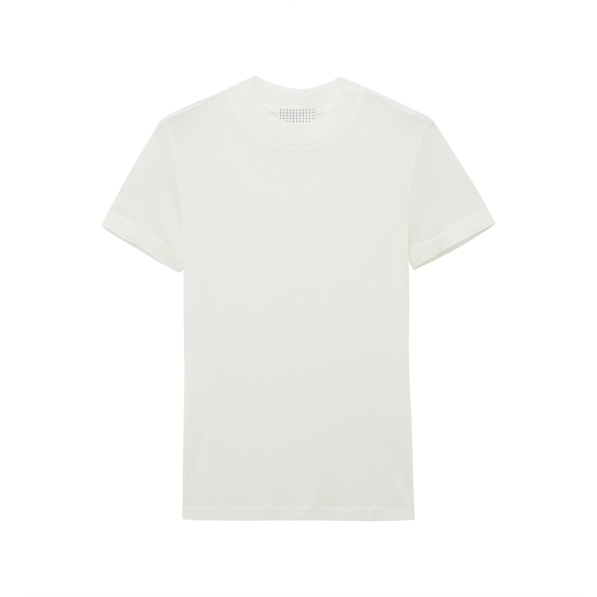 Maca Kaka White Wool Short - sleeved Top | MADA IN CHINA