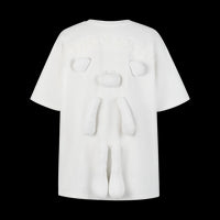 13DE MARZO Whole Piece Padded Bear T - shirt White | MADA IN CHINA